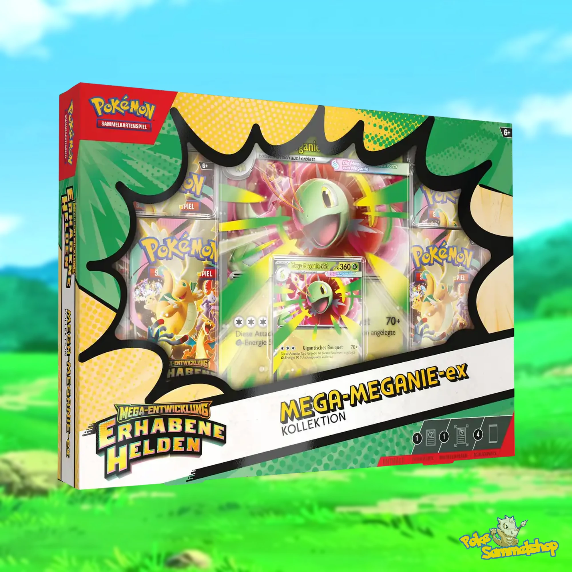 Pokemon Erhabene Helden Mega Meganie ex Kollektion