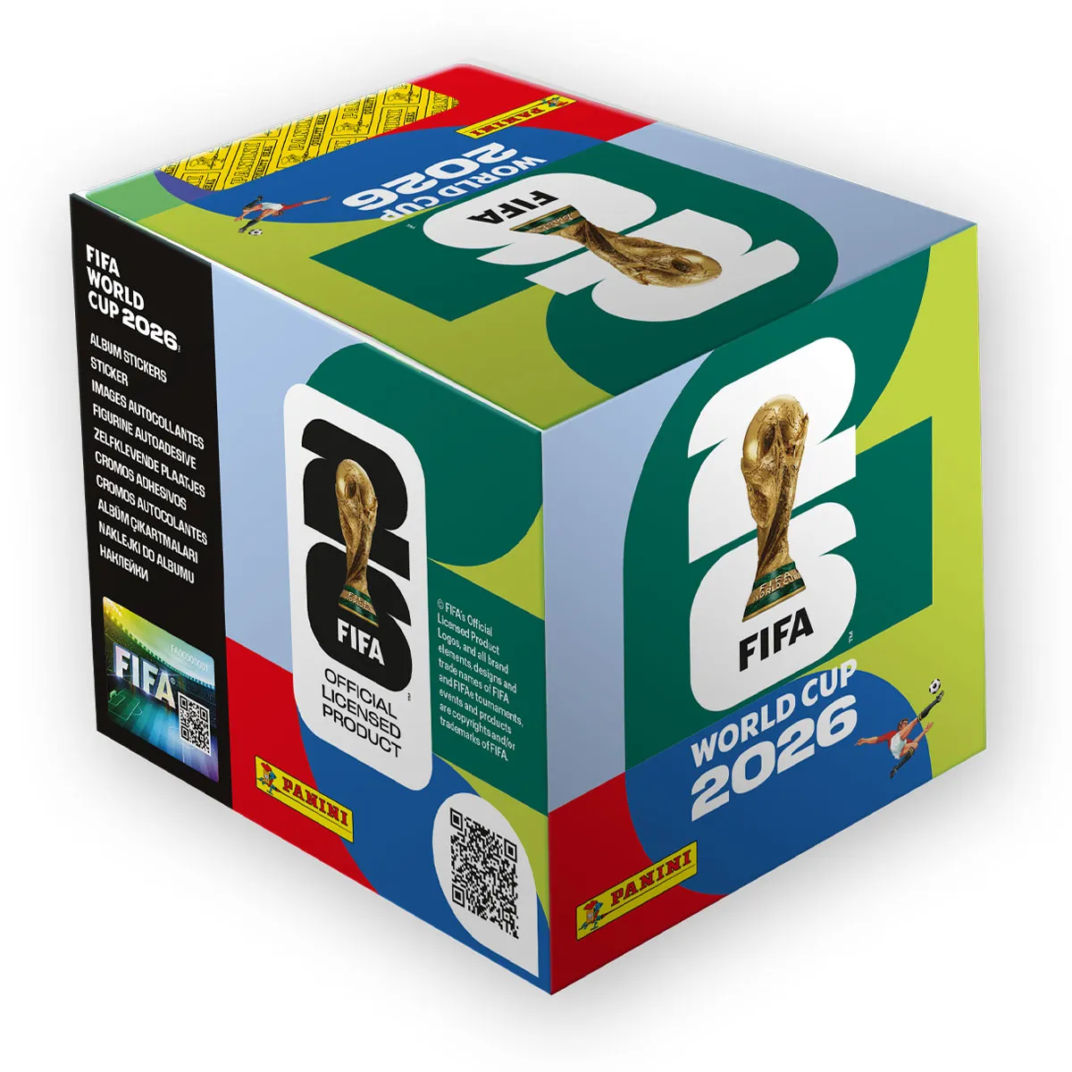 Panini FIFA World Cup 2026 Sticker – Box mit 50 Tüten