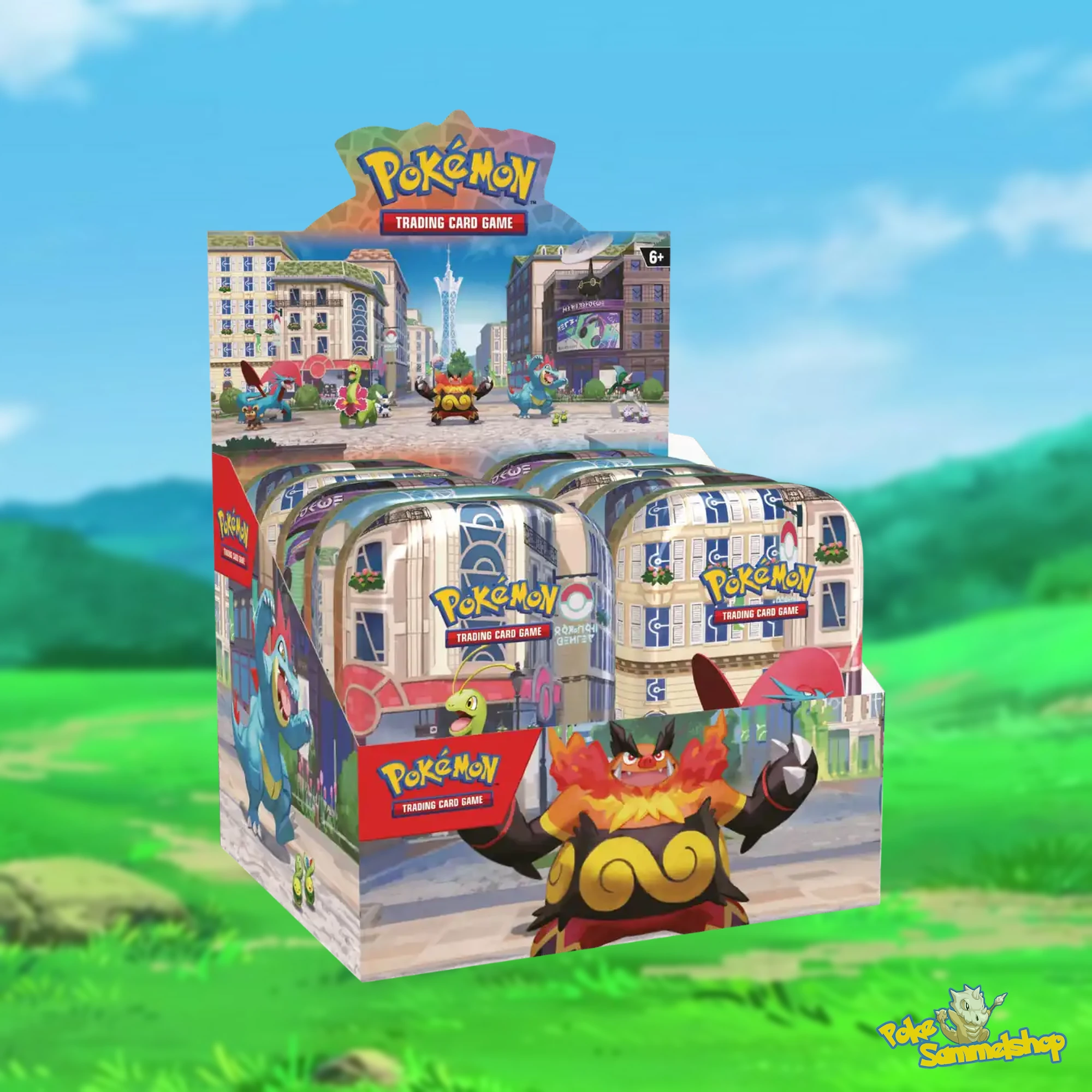 Pokémon Illumina City Mini-Tin Display (DE)