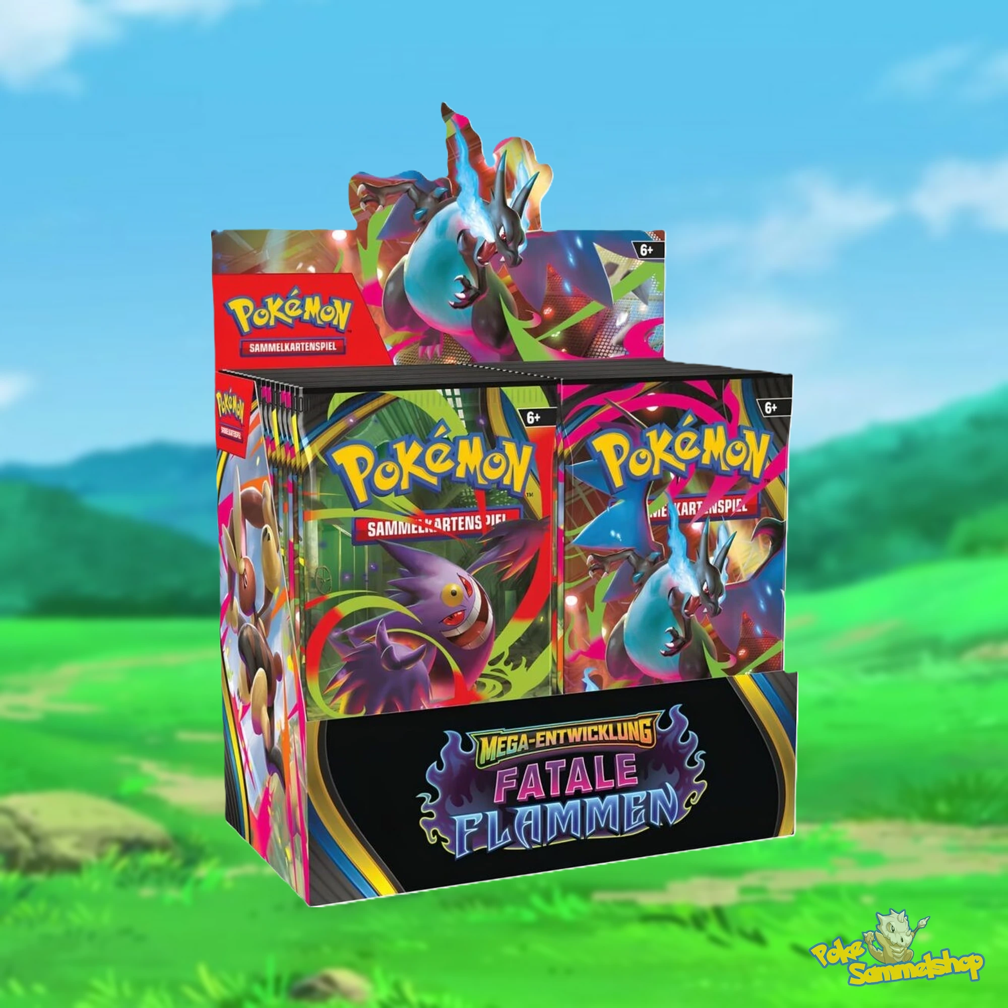 Pokemon Fatale Flammen Display (DE)