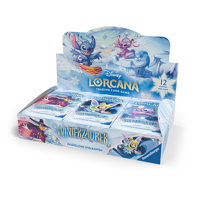 Disney Lorcana Winterzauber Booster Display