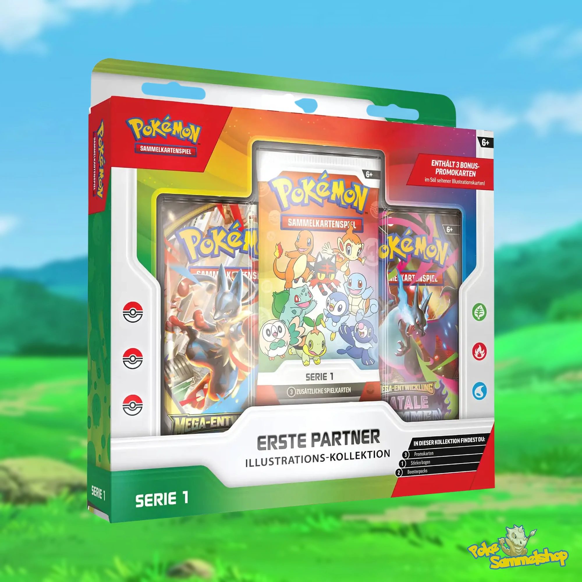 Pokemon Erste Partner Illustration Kollektion