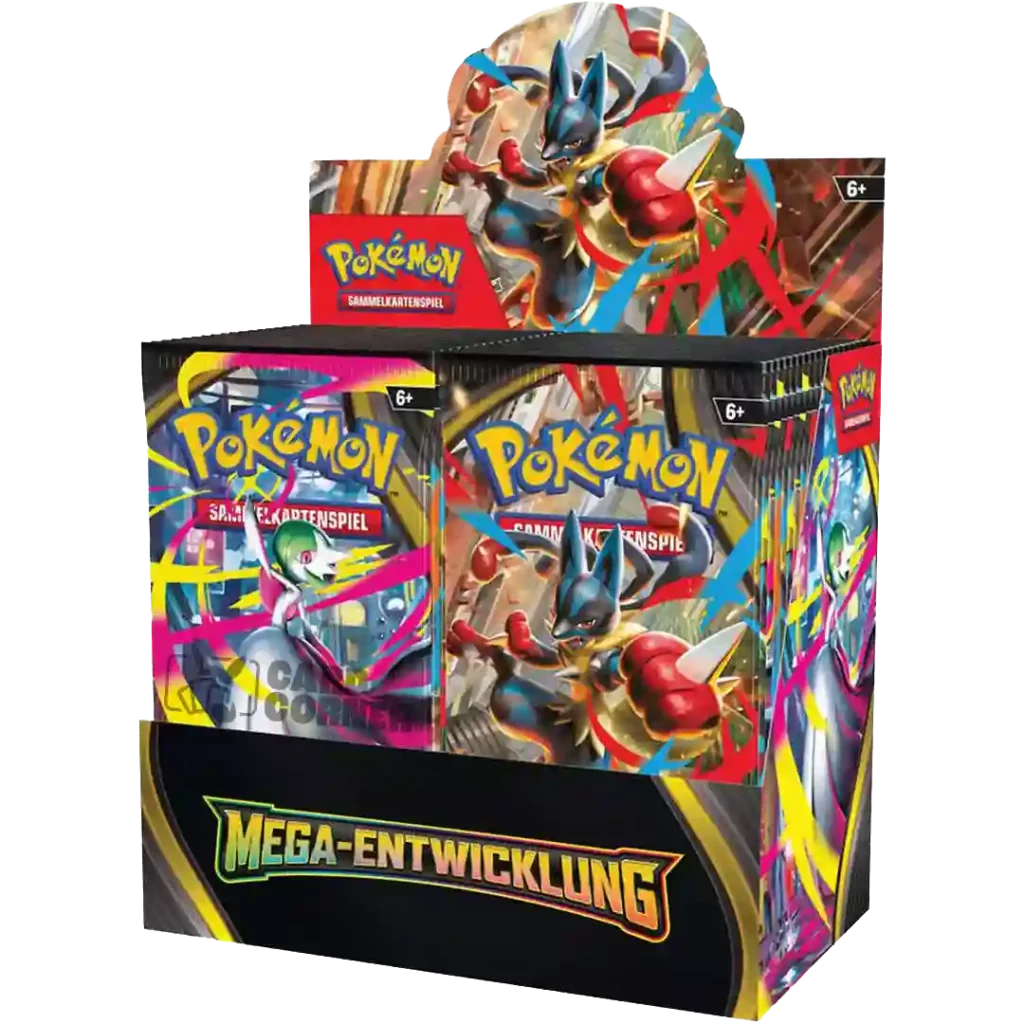 Pokemon Mega Entwicklungen Display (DE)