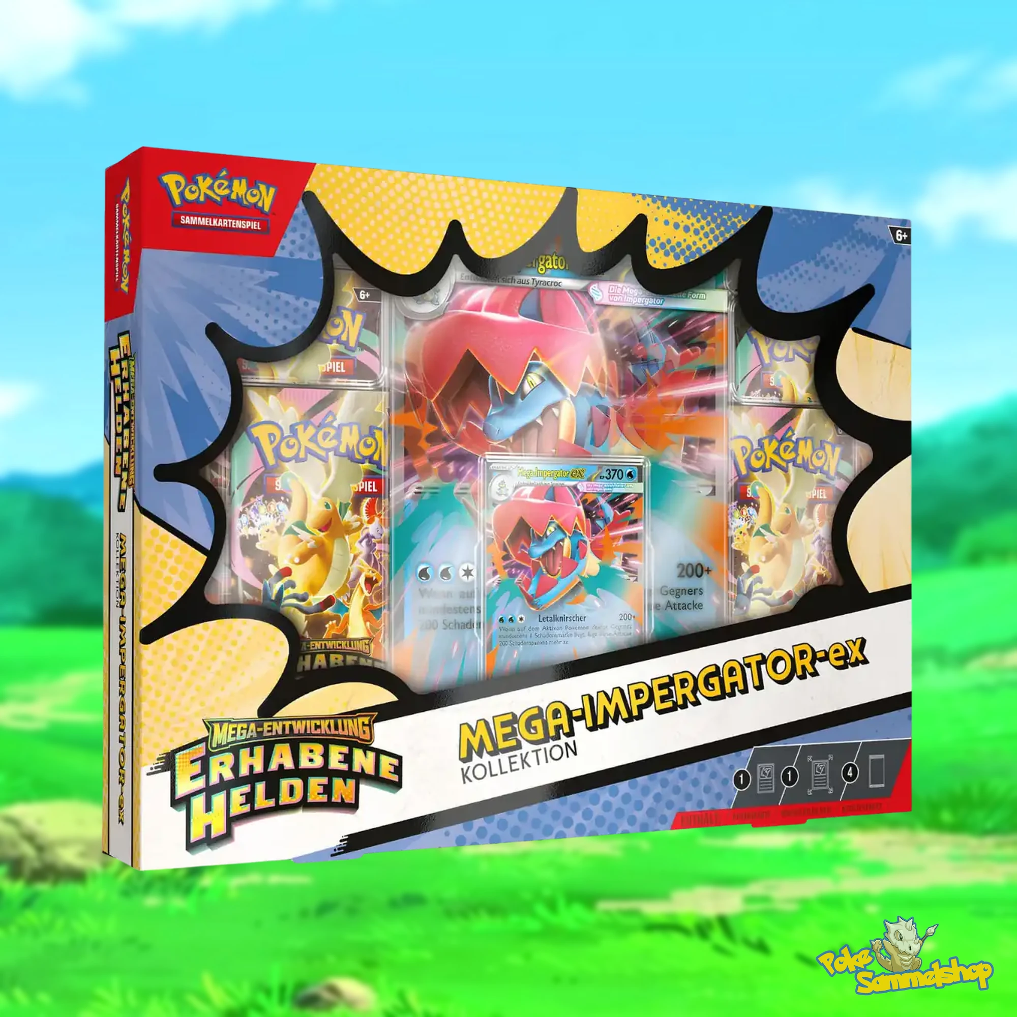 Pokemon Erhabene Helden Mega Impergator ex Kollektion