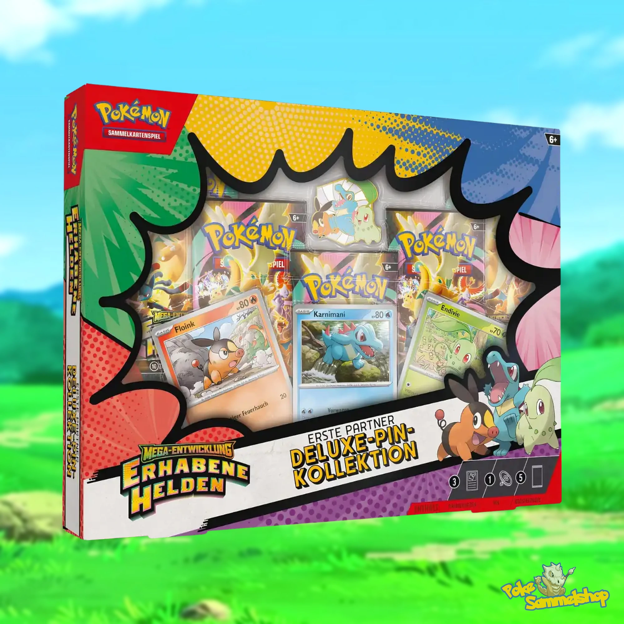 Pokemon Erhabene Helden Deluxe Pin Kollektion DE